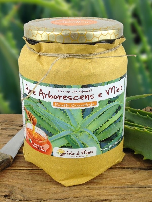 Aloe Arborescens e miele, Concentrata del Frate-Aloe del Frate