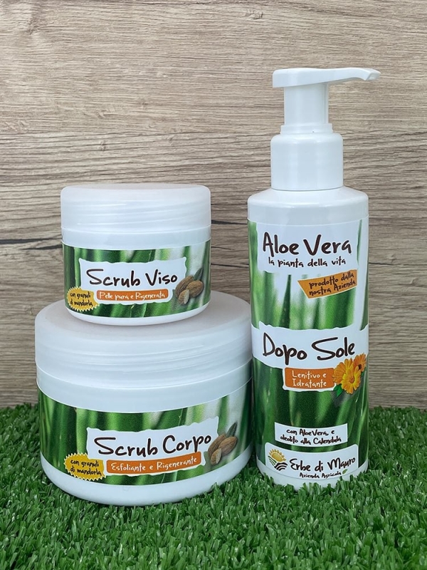 Dopo Sole all'Aloe Vera e olio di Calendula, 150ml-Cosmetici all'Aloe Vera