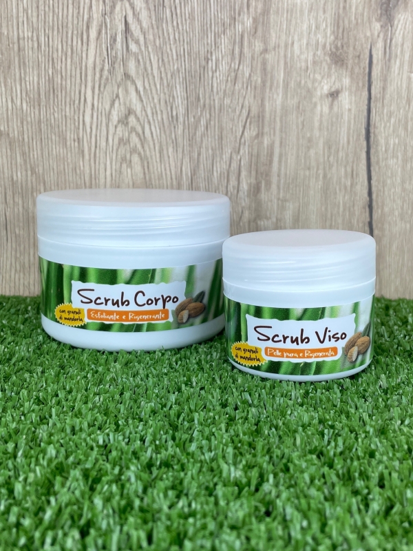 Scrub Corpo all'Aloe Vera e Mandorla, 200ml-Cosmetici all'Aloe Vera
