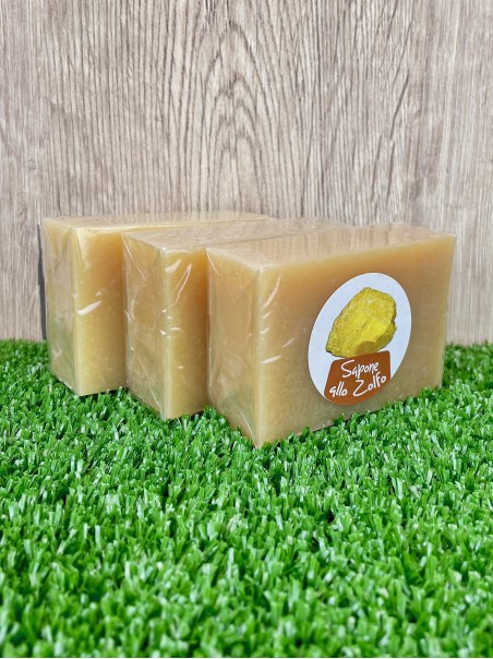 Sapone artigianale allo Zolfo, 100g-Saponi e detergenti
