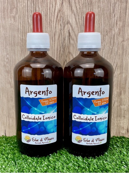 Argento Colloidale Ionico da 12 ppm 250ml-Cosmetici all'Aloe Vera