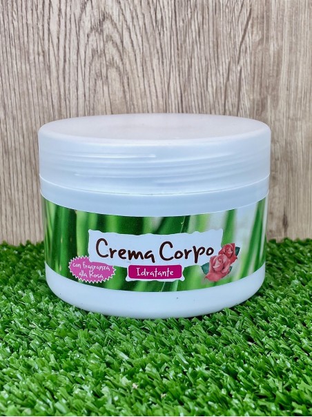 Crema Corpo idratante con Aloe Vera ed Elicriso, con fragranza alle Rosa sublime 200ml-Cosmetici all'Aloe Vera