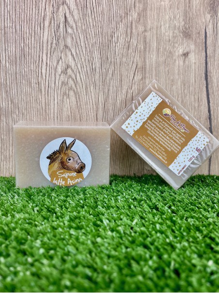 Sapone artigianale al Latte di Asina, 100g-Saponi e detergenti
