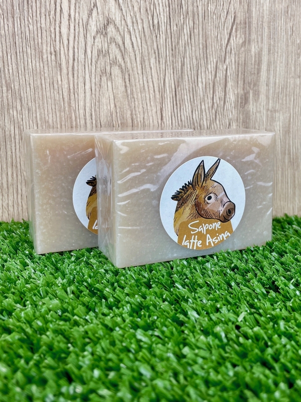 Sapone artigianale al Latte di Asina, 100g-Saponi e detergenti