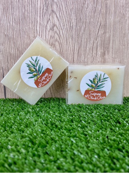 Sapone artigianale all'Olio di Oliva, 100g-Saponi e detergenti