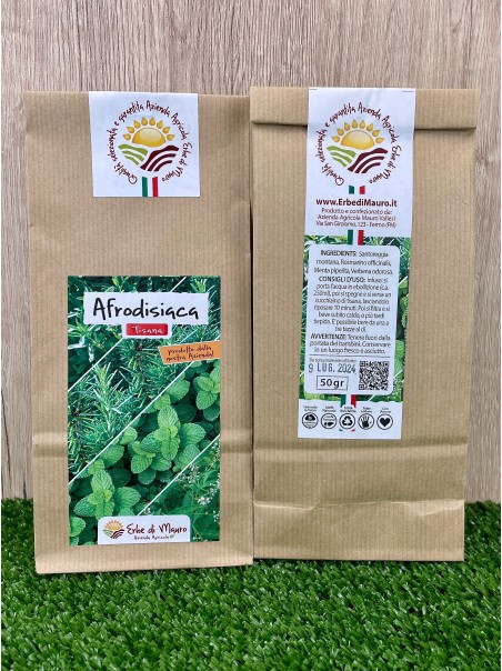 Afrodisiaca, Tisana 50g-500g e 1kg-Erbe essiccate