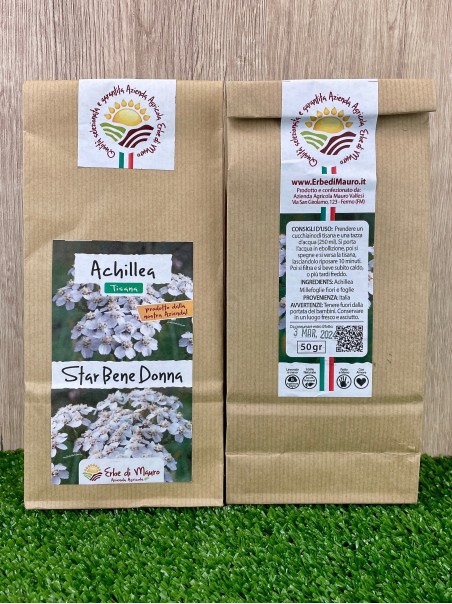 Achillea Millefoglie, Tisana 50g, 500g e 1kg-Tisane depurative
