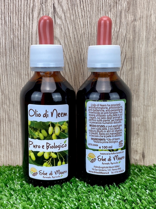 Olio di Neem, 100ml-Oleoliti ed oli essenziali