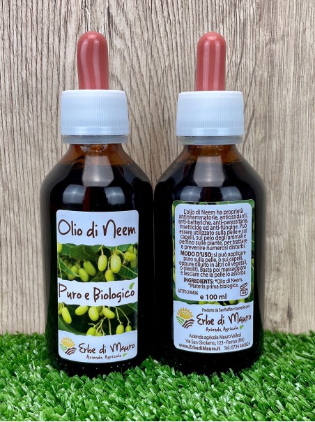 Olio di Neem, 100ml-Oleoliti ed oli essenziali
