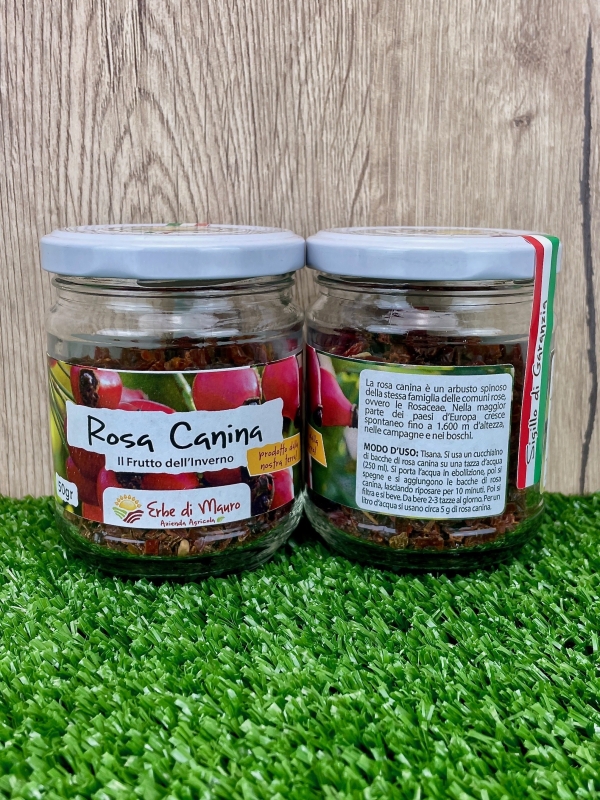 Bacche Rosa Canina, Tisana 50g-Tisane difese immun.