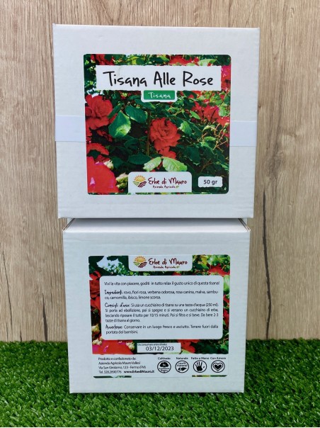 Alle Rose, Tisana 50g-Tisane rilassanti