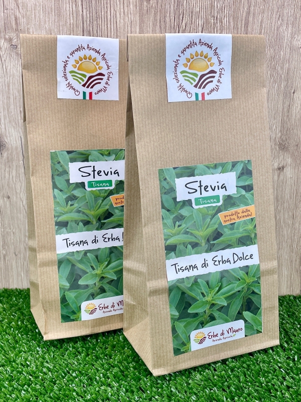 Stevia Rebaudiana, Tisana 50-500g e 1kg-Tisane ed Essiccati