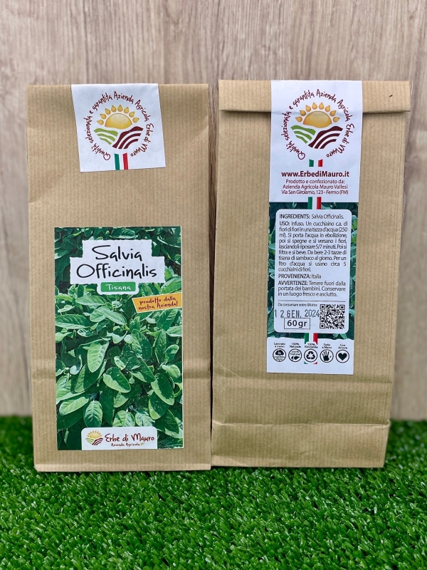 Salvia Officinalis, Tisana 60-500g, 1kg-Tisane depurative