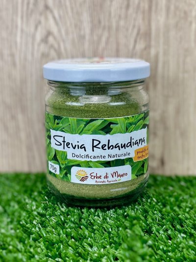 Stevia Rebaudiana in polvere, 35g, 70g, 280g-Erbe essiccate