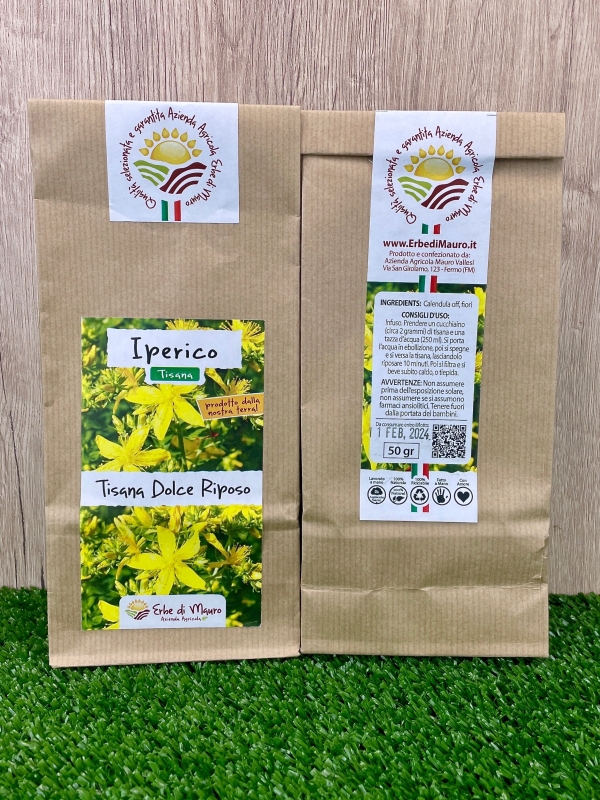 Iperico, Tisana 50-500g, 1kg-Tisane ed Essiccati