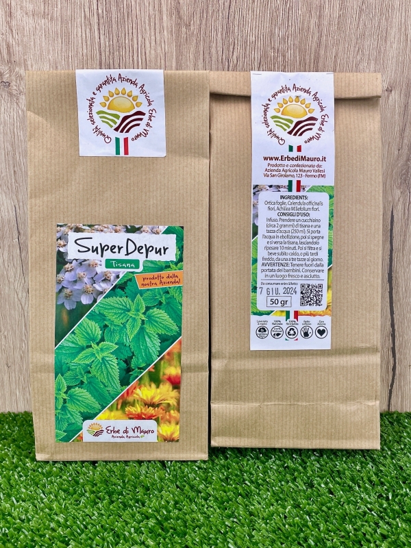 Super Depur, Tisana 50-500g, 1kg-Tisane depurative