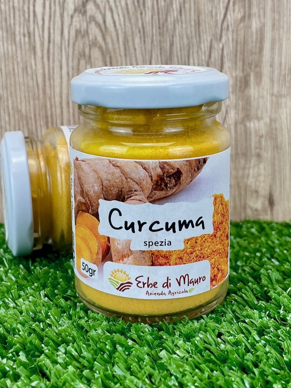 Curcuma, radice in polvere 50-200g, 1kg-Spezie
