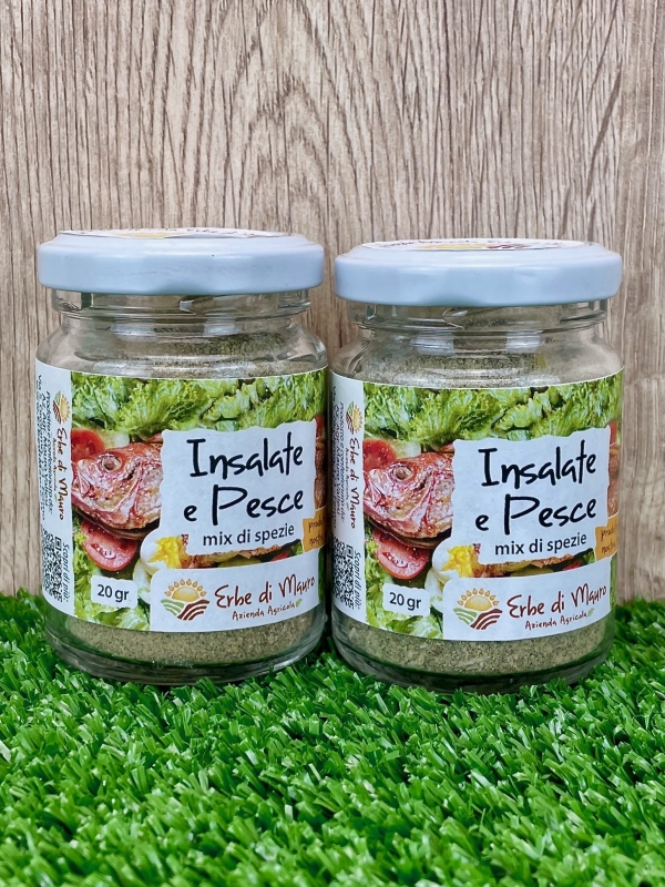 Insalate e Pesce, Mix di spezie 20-500g, 1kg-Spezie