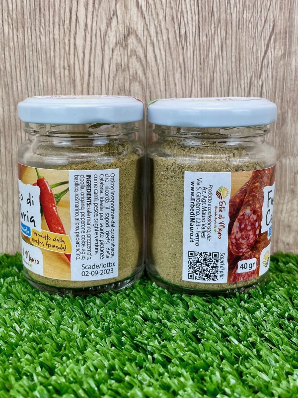 Fuoco di Calabria, Sale speziato 40-500g, 1kg-Spezie