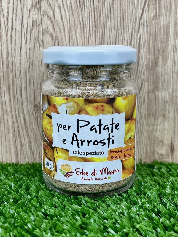 Patate e Arrosti, frittate, pizza. Sale Speziato 70-500g, 1kg-Spezie
