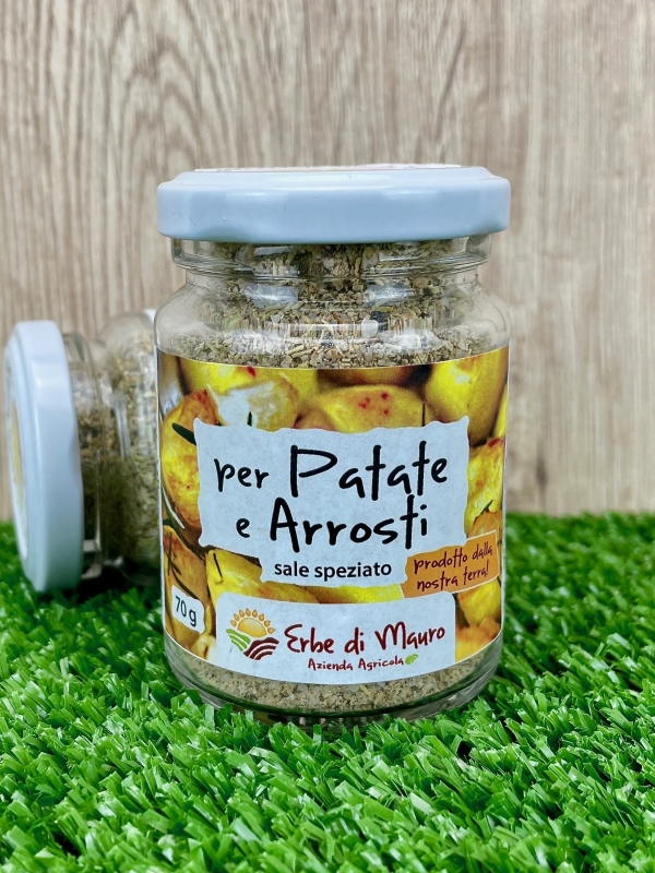 Patate e Arrosti, frittate, pizza. Sale Speziato 70-500g, 1kg-Spezie