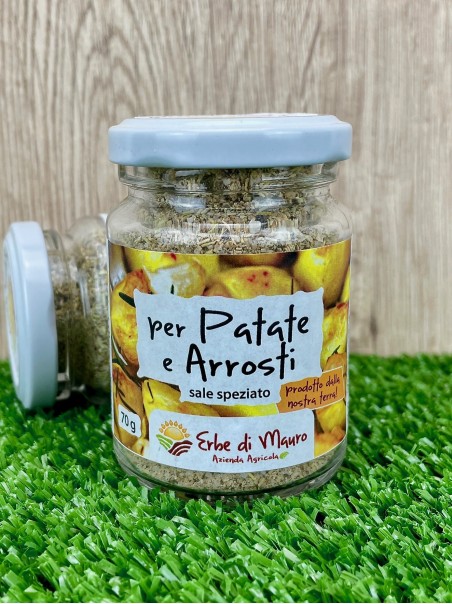 Patate e Arrosti, frittate, pizza. Sale Speziato 60-500g, 1kg-Spezie