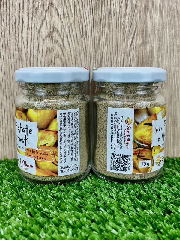 Patate e Arrosti, frittate, pizza. Sale Speziato 70-500g, 1kg-Spezie