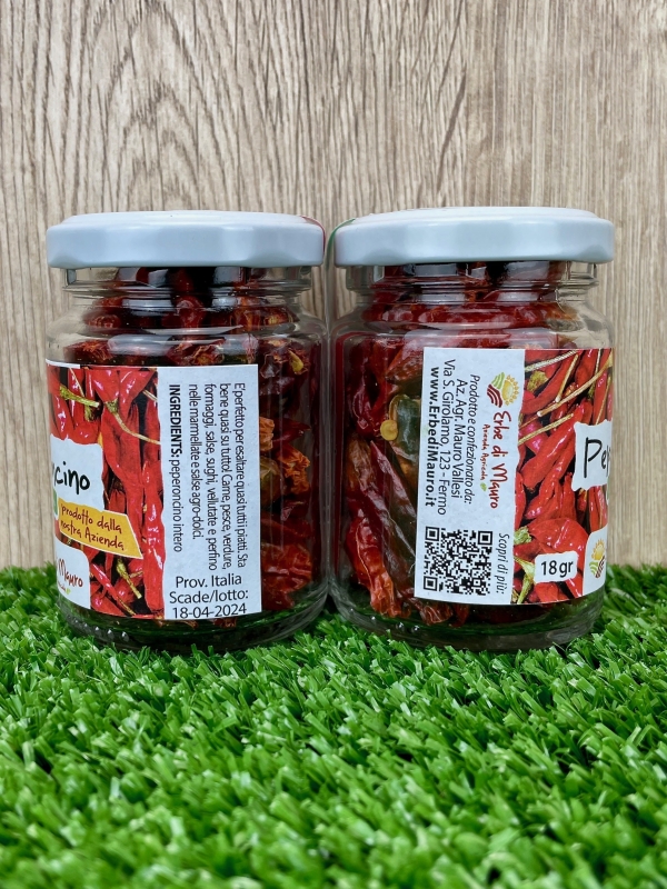 Peperoncino Intero, Spezia 15g, 500g e 1kg-Spezie