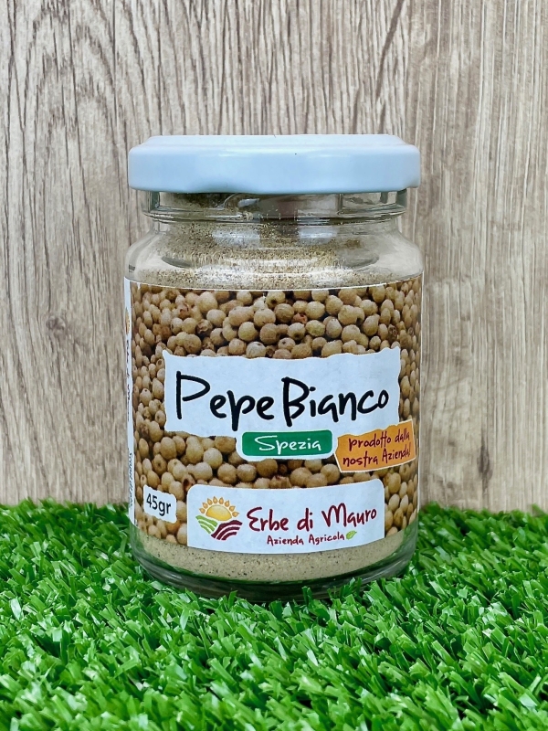 Pepe Bianco Macinato, Spezia 45gr-Spezie
