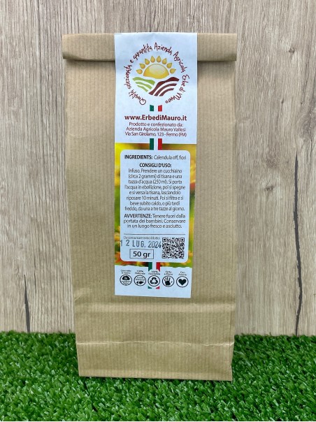 Calendula Fiori, Tisana 50-500g, 1kg-Tisane depurative