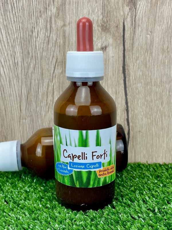 Capelli forti, rigenera e purifica i capelli. Con Aloe e Lavanda, 100ml-Cosmetici all'Aloe Vera