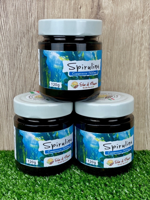 Algue spiruline en comprimés, 120-500g