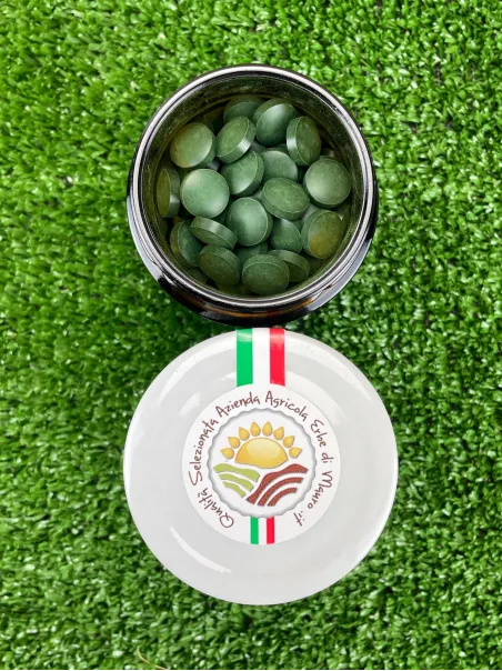 Alga Spirulina in compresse, 120g-500g-Superfood