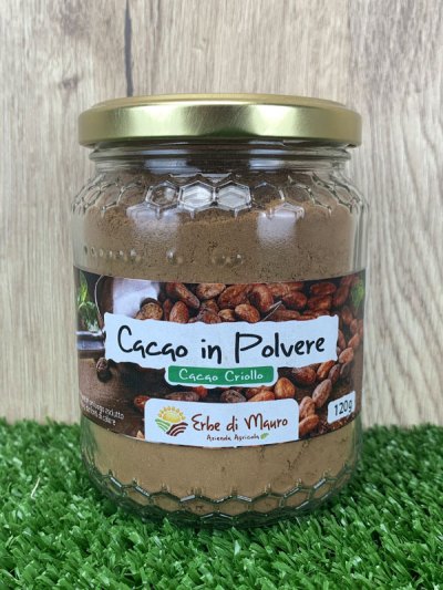 Cacao Criollo in polvere crudo, 120g-Spezie