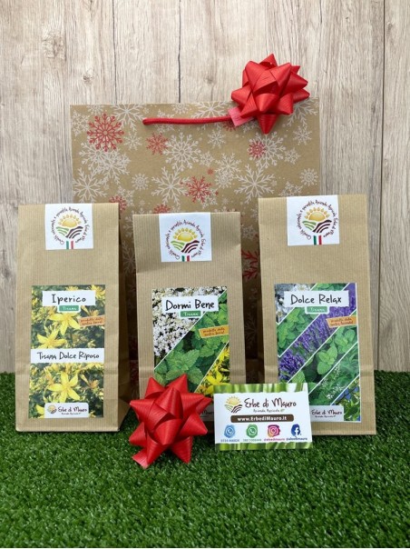 Relaxing herbal tea gift package