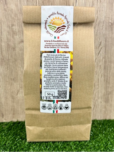 Elicriso Italicum, fiori essiccati 40-500g, 1kg-Erbe essiccate