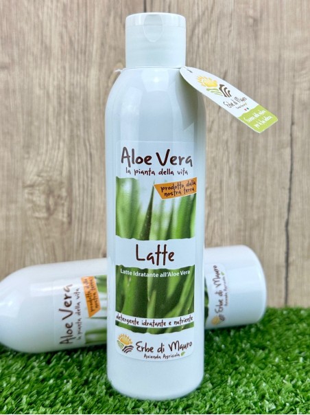 Latte, detergente e idratante all'Aloe Vera, 200ml-Cosmetici all'Aloe Vera