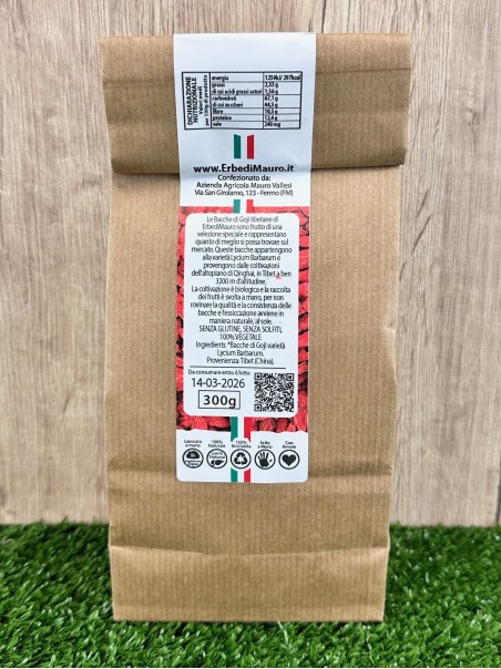 Bacche di Goji tibetane, 300g e 1kg-Superfood