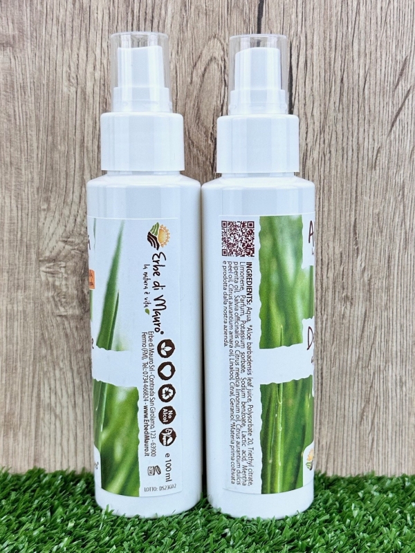Deodorante spray all'Aloe Vera e Citronella, Unisex 125 ml-Cosmetici all'Aloe Vera