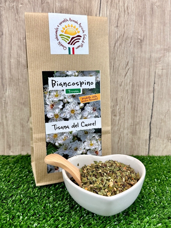 Biancospino, Tisana 50g-500g e 1kg-Erbe essiccate