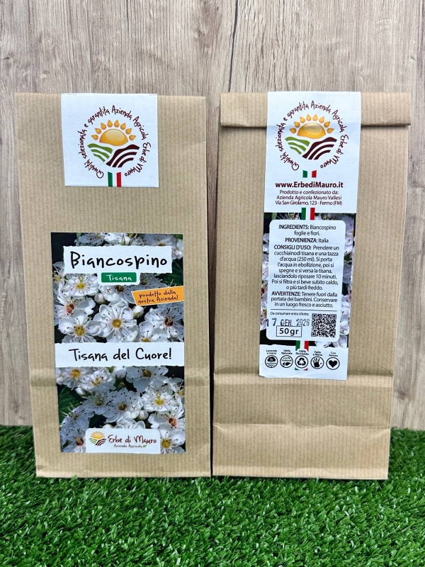 Biancospino, Tisana 50g-500g e 1kg-Tisane ed Essiccati