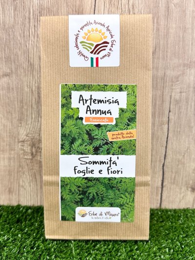 Artemisia Annua, foglie e fiori essiccati 70g e 500g-Tisane ed Essiccati