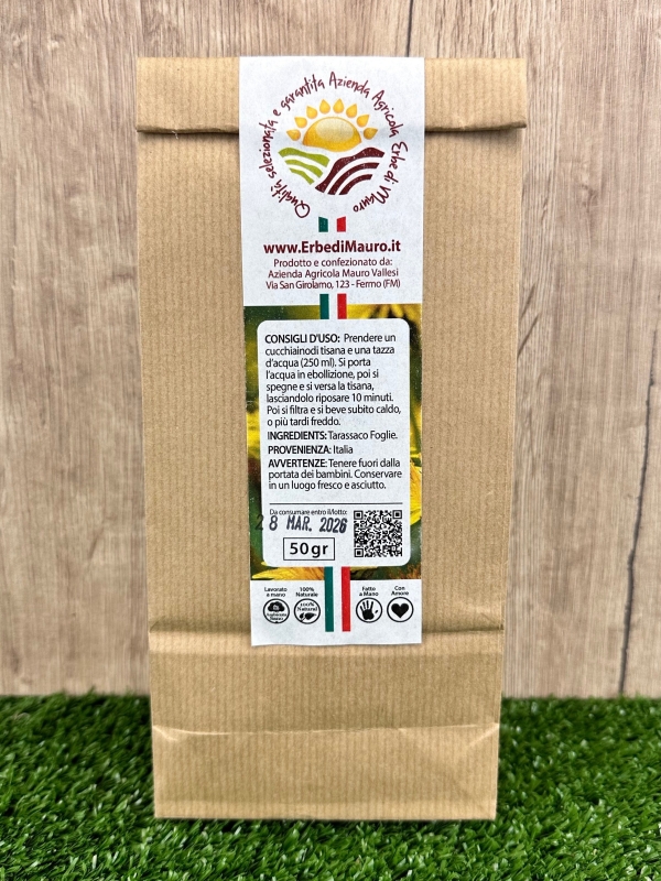 Tarassaco foglie, Tisana 60-500g, 1kg-Tisane diuretiche