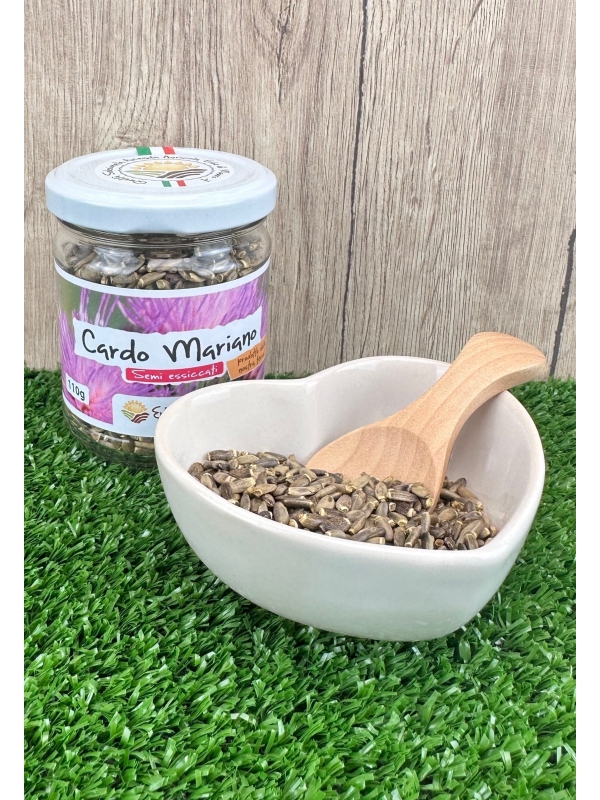 Cardo Mariano semi 110g-Erbe essiccate