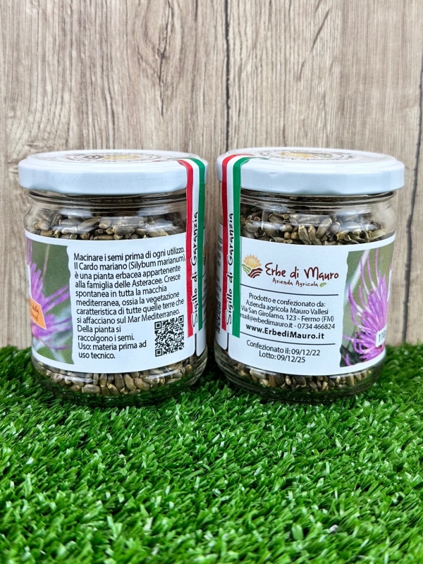 Cardo Mariano semi 110g-Erbe essiccate