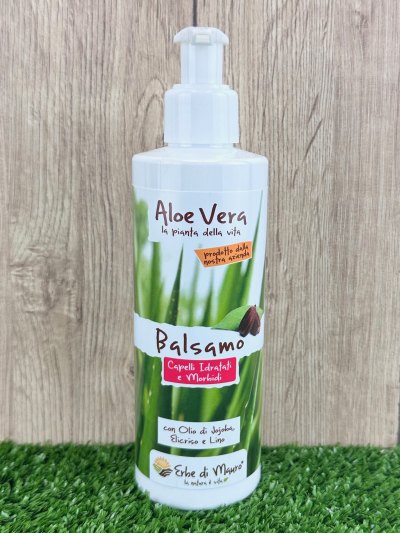 Balsamo all'Aloe Vera per capelli idratati e morbidi 200ml-Cosmetici all'Aloe Vera