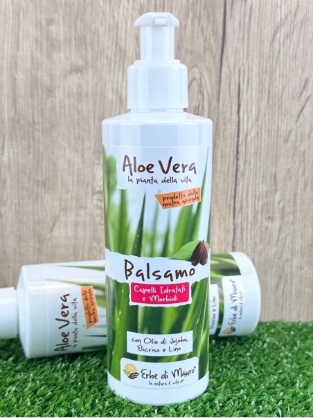 Balsamo all'Aloe Vera per capelli idratati e morbidi 200ml-Cosmetici all'Aloe Vera