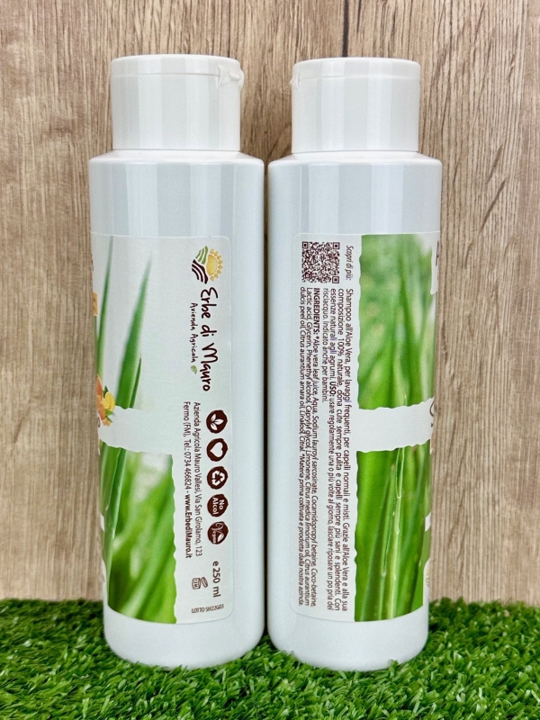 Shampoo all'Aloe Vera per tutti i Capelli, 250ml-Cosmetici all'Aloe Vera