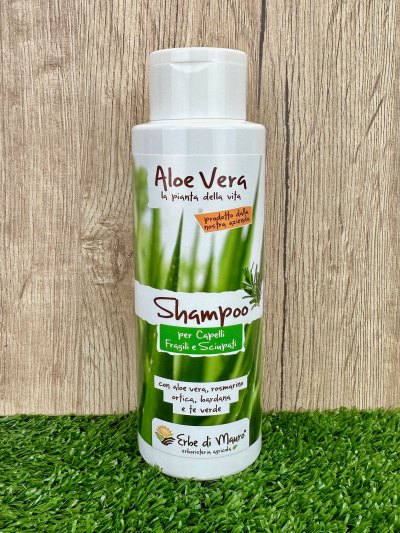 Shampooing à l'Aloe Vera, pour Cheveux fragilest et  abîmes 250ml
