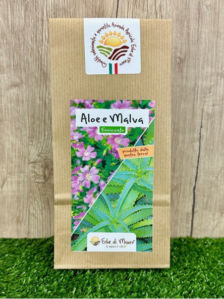 Aloe Arborescens e Malva 50-500g e 1kg-Erbe essiccate